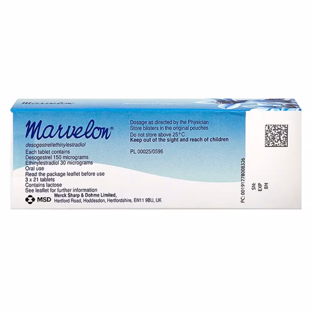 Marvelon Tablets 21's 2