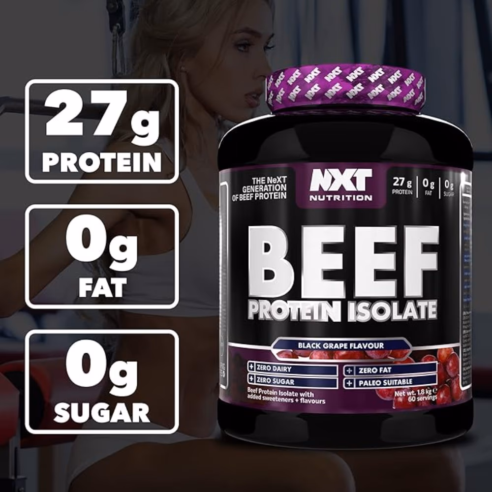 NXT Beef Protein Isolate Black Grape 1.8Kg 3