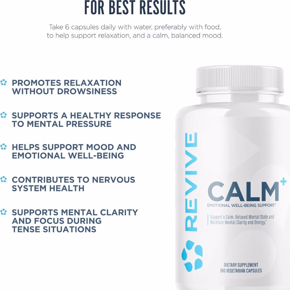 Revive Calm Plus 180 Capsules 2