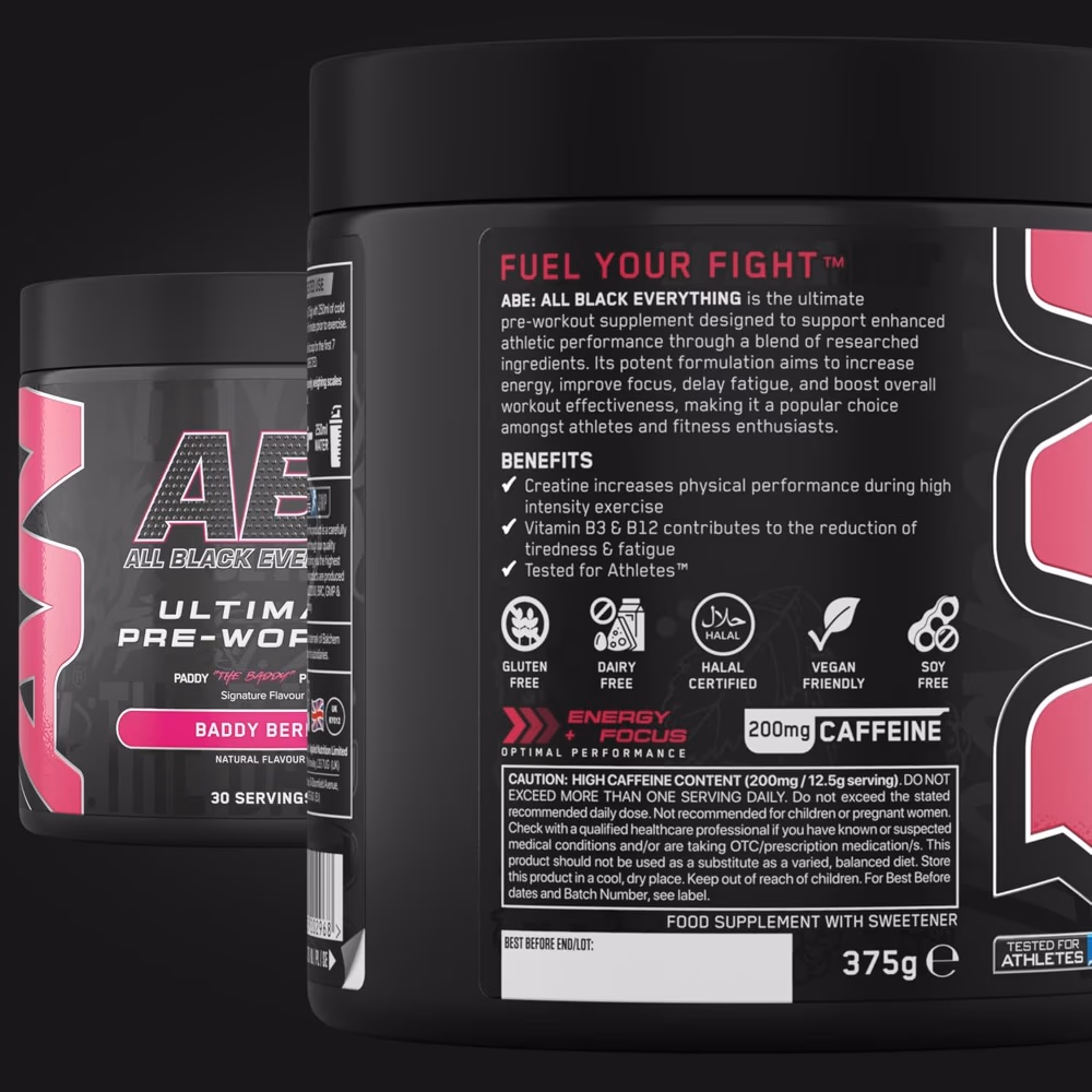 Applied Nutrition ABE Pre-workout Baddy Berry Flavor 315gm 2