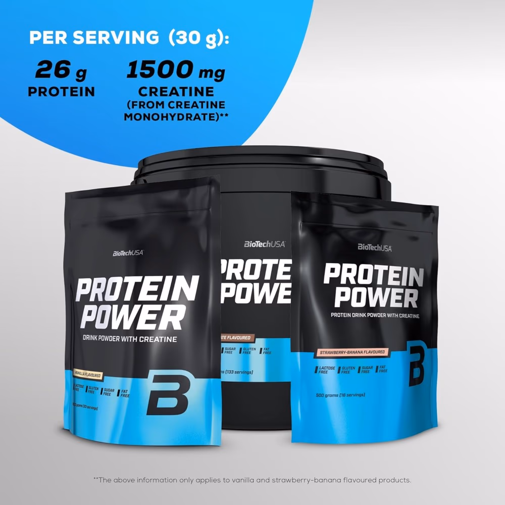 BioTechUSA Protein Power Vanilla 4000g 5