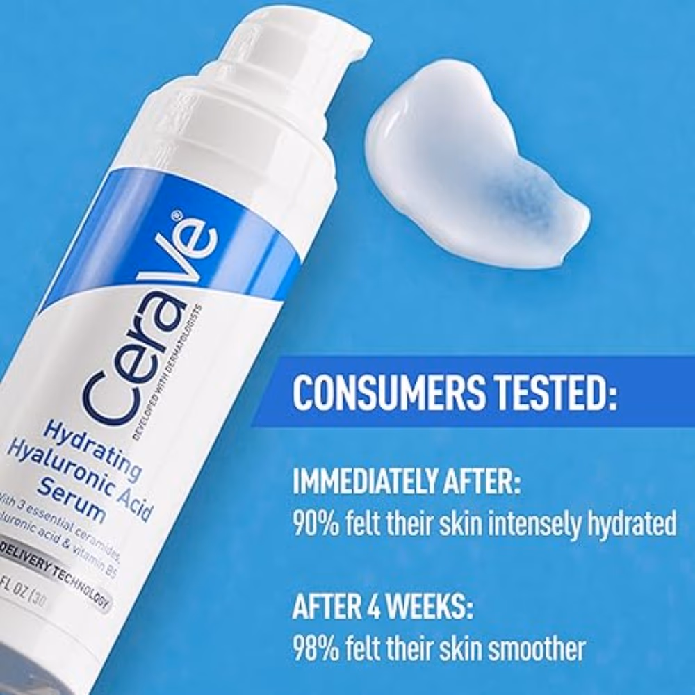CeraVe Hydrating Hyaluronic Acid Serum 30ml 3