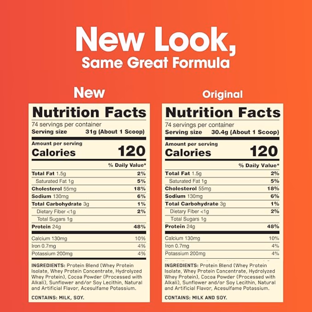 Optimum Nutrition 100% Gold Standard Whey Double Rich Chocolate 5 LB 4