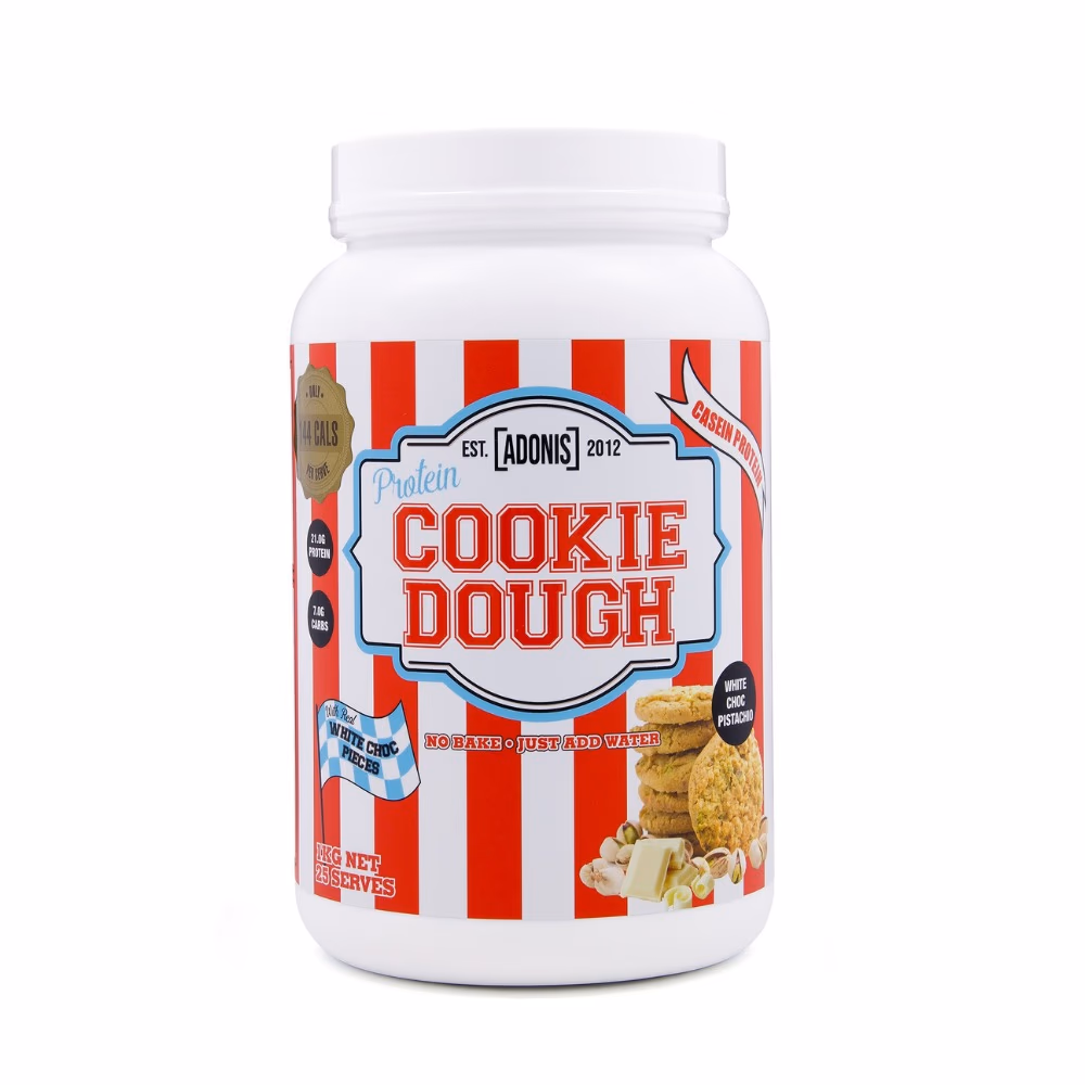 Adonis Casein Protein Cookie Dough White Chocolate Pistachio 1Kg 2