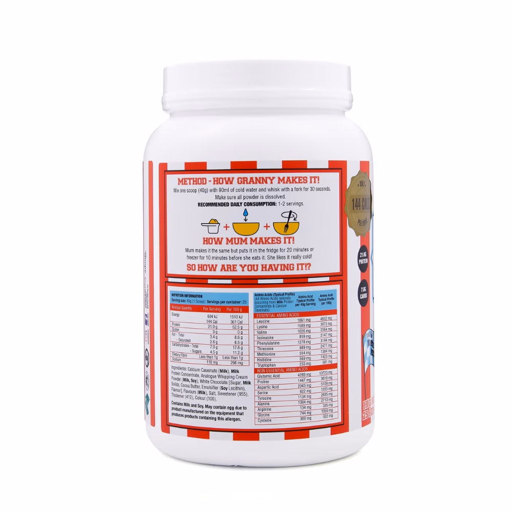 Adonis Casein Protein Cookie Dough White Chocolate Pistachio 1Kg 3