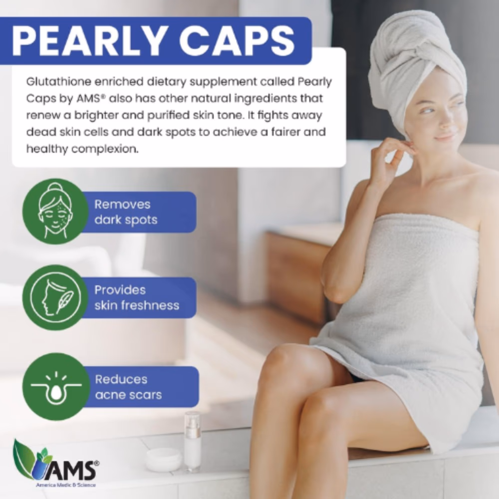 AMS Pearly Skin Whitening – 60 Capsules 5