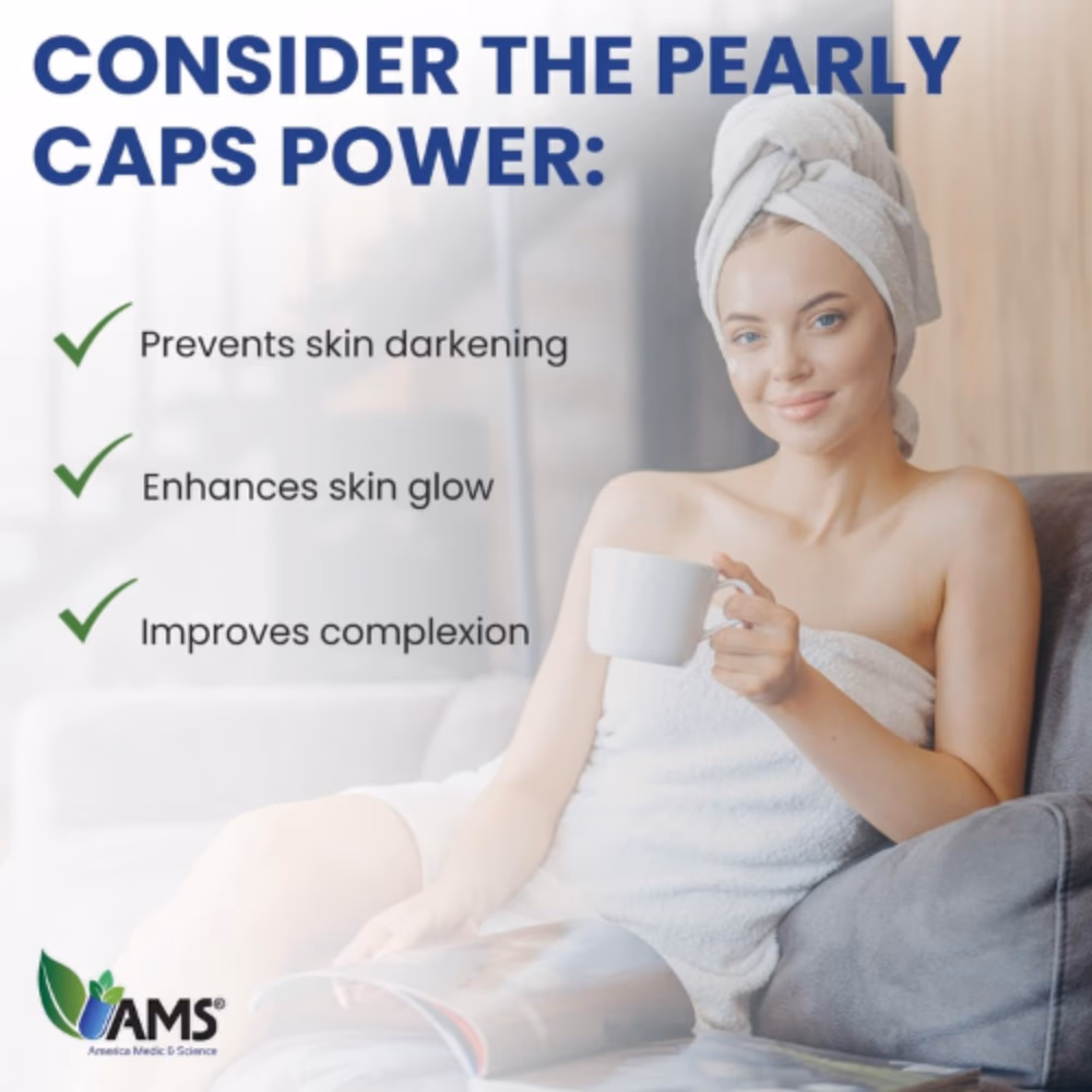 AMS Pearly Skin Whitening – 60 Capsules 6