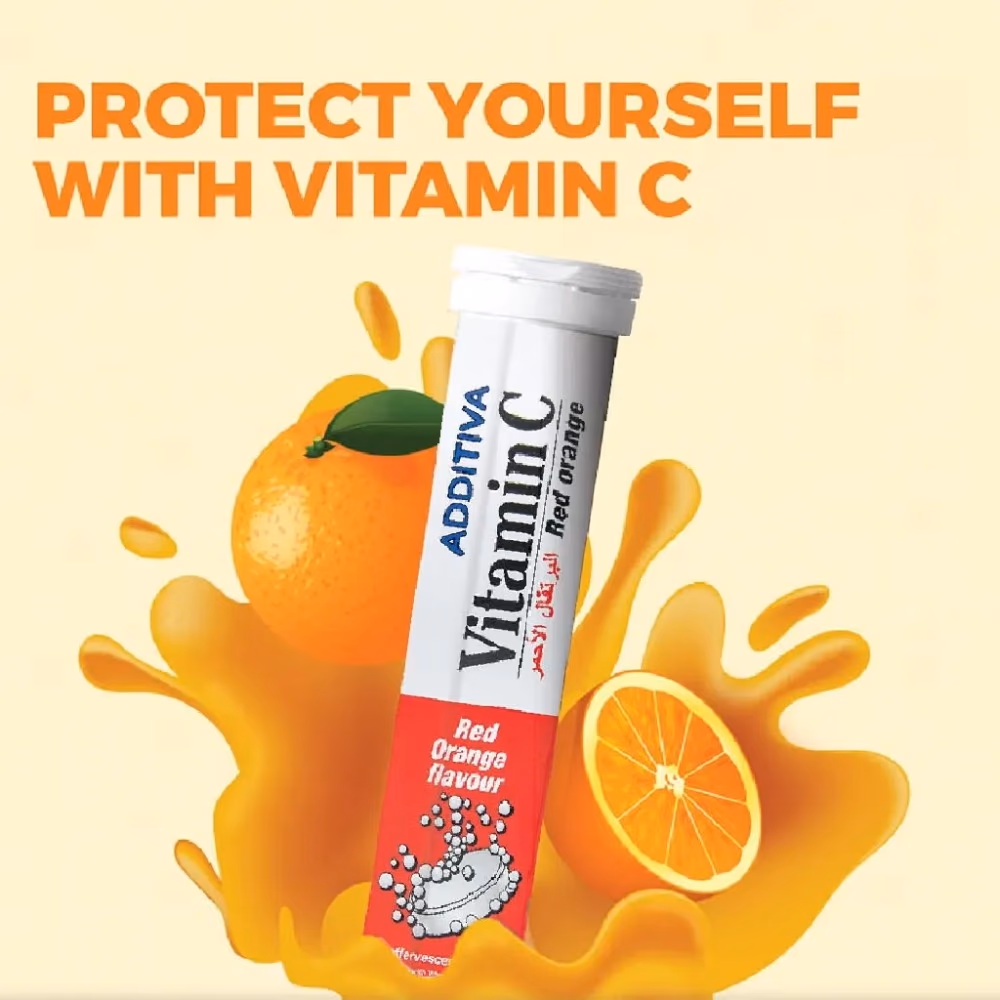Additiva Vitamin C 20 Effervescent Tablets – Red Orange 5