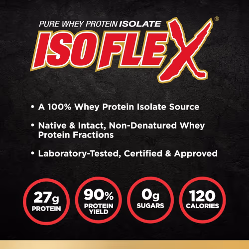 Allmax Isoflex Isolate Whey Protein Chocolate 2Lb 3