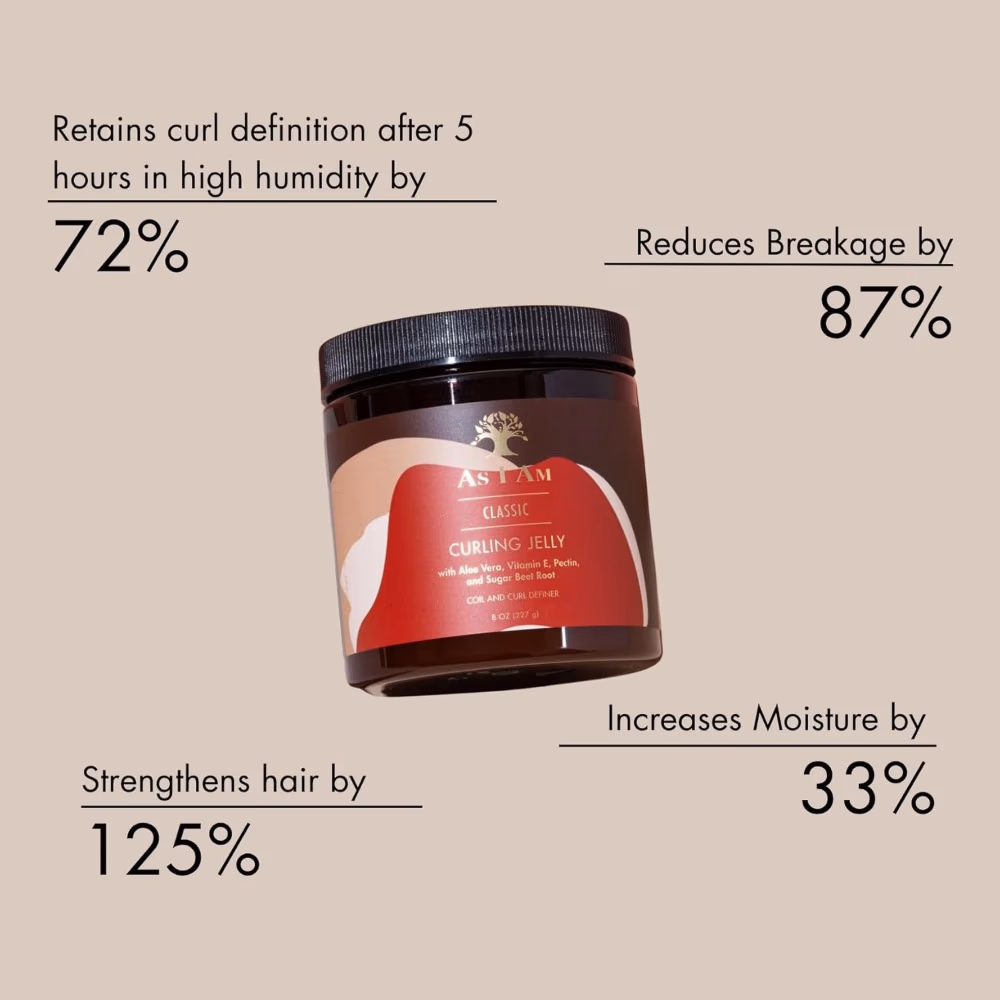 As I Am Curling Jelly – 454g | Curl Defining Cream for Long-Lasting Hold, Shine & Frizz Control 4