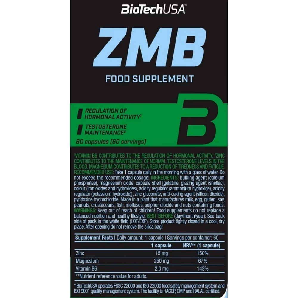BioTechUSA ZMB Cap 60s 4