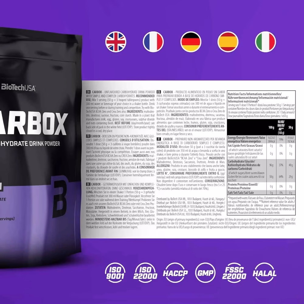 BioTechUSA Carbox Lemon 1000g 3