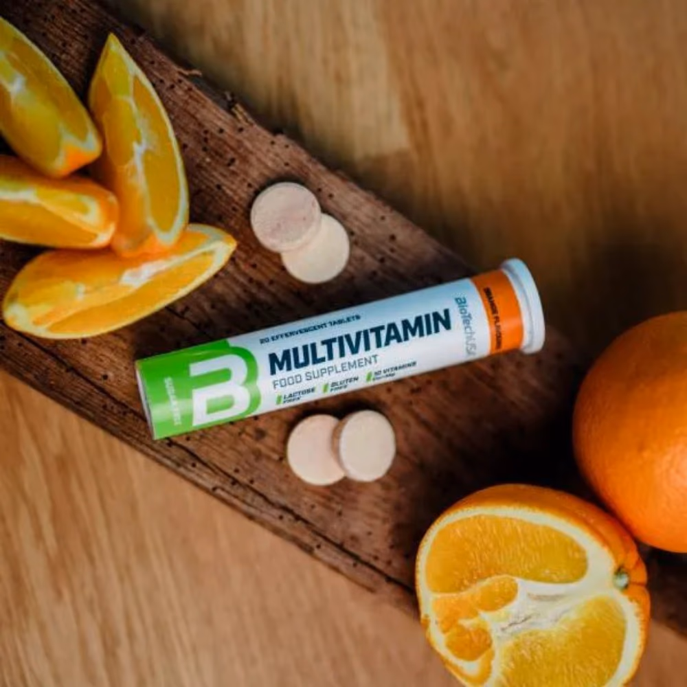 BioTechUSA Multivitamin Effervescent Orange Flavor - 20 Tablets 2