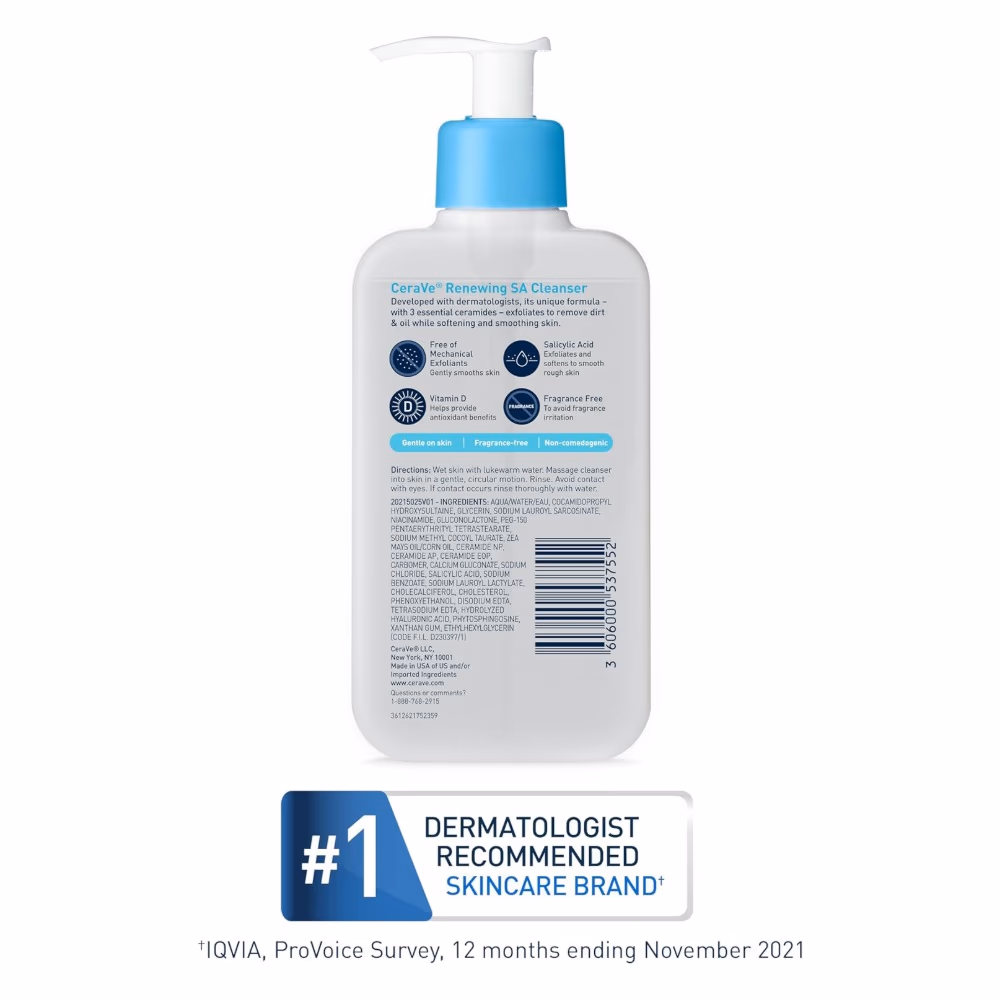 CeraVe Renewing SA Cleanser - 473ml 4