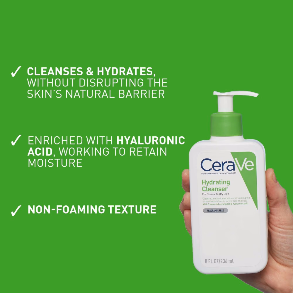 Cerave Hydrating Cleanser For Normal To Dry Skin 236ml 6