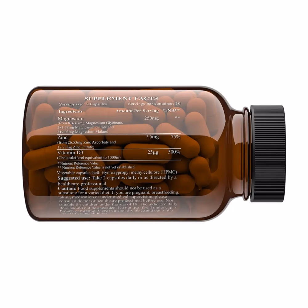 Charava Magnesium Complex with Zinc + Vitamin D3- 30 Capsules  3