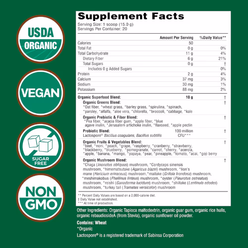 Country Farms Super Greens Superfood Powder, 20 Servings (Unflavored) 2