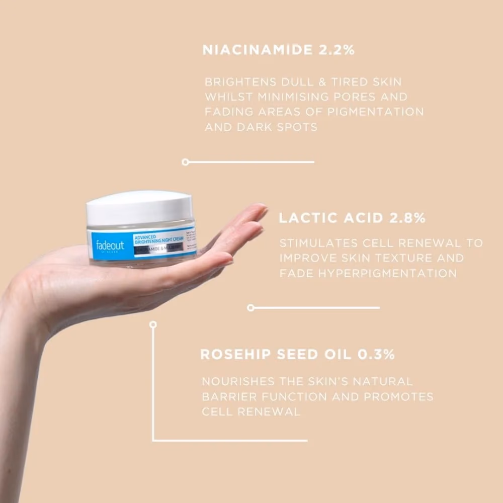 Fadeout Advanced Whitening Night Cream – 50ml 3