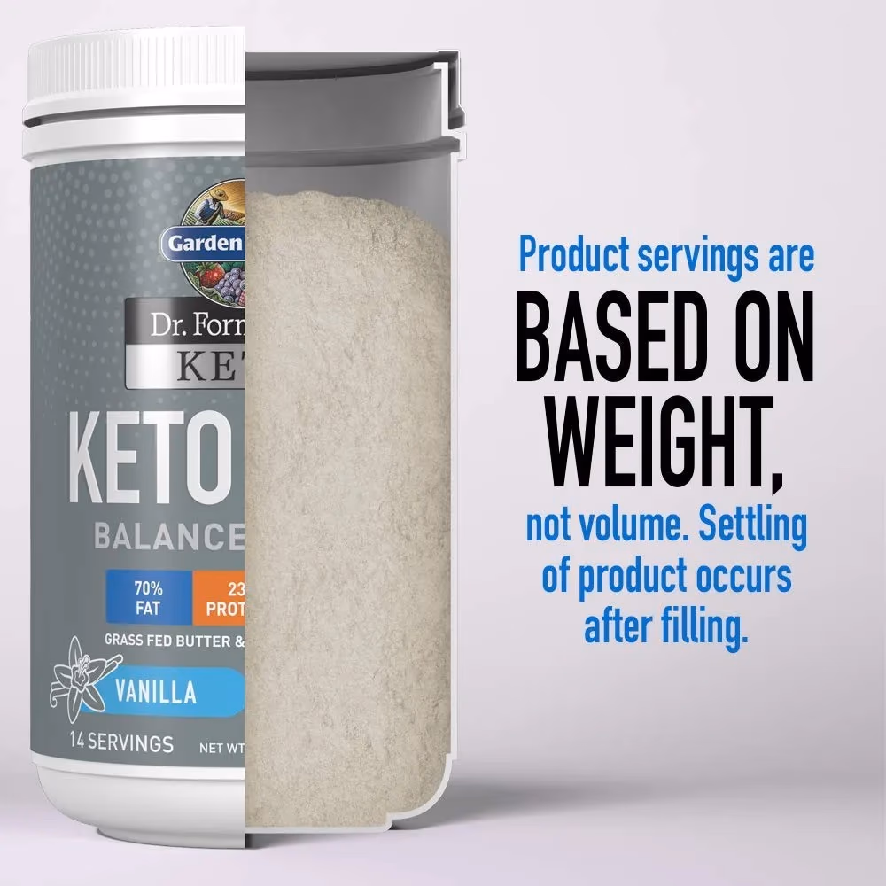 Garden of Life Dr. Formulated Keto Meal Balanced Shake 672g Vanilla 4