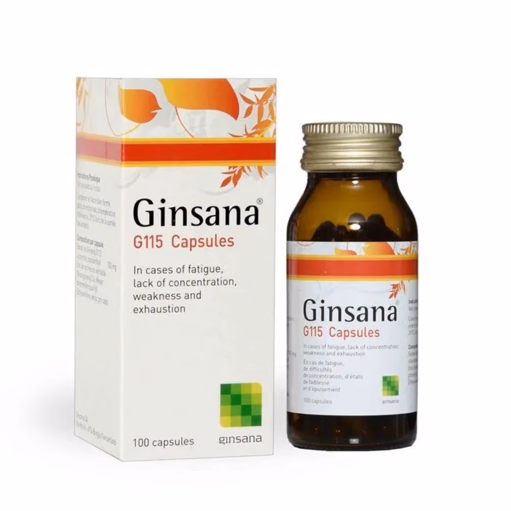 Ginsana G115 Capsules – Pack of 100 2