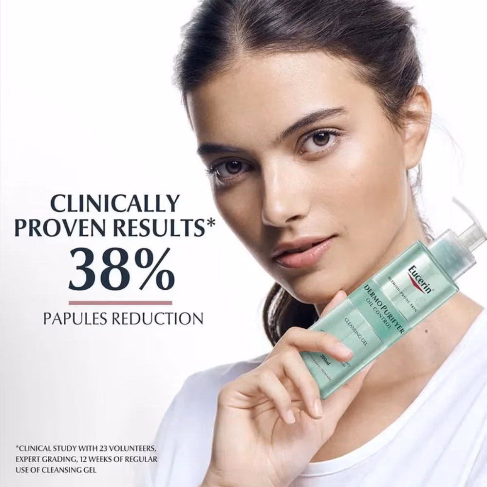 Eucerin Dermo Purifyer Oil Control Cleansing Gel 200ml 2
