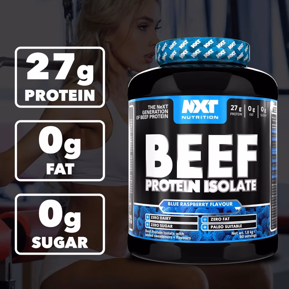 NXT Beef Protein Isolate Blue Raspberry 1.8Kg 3
