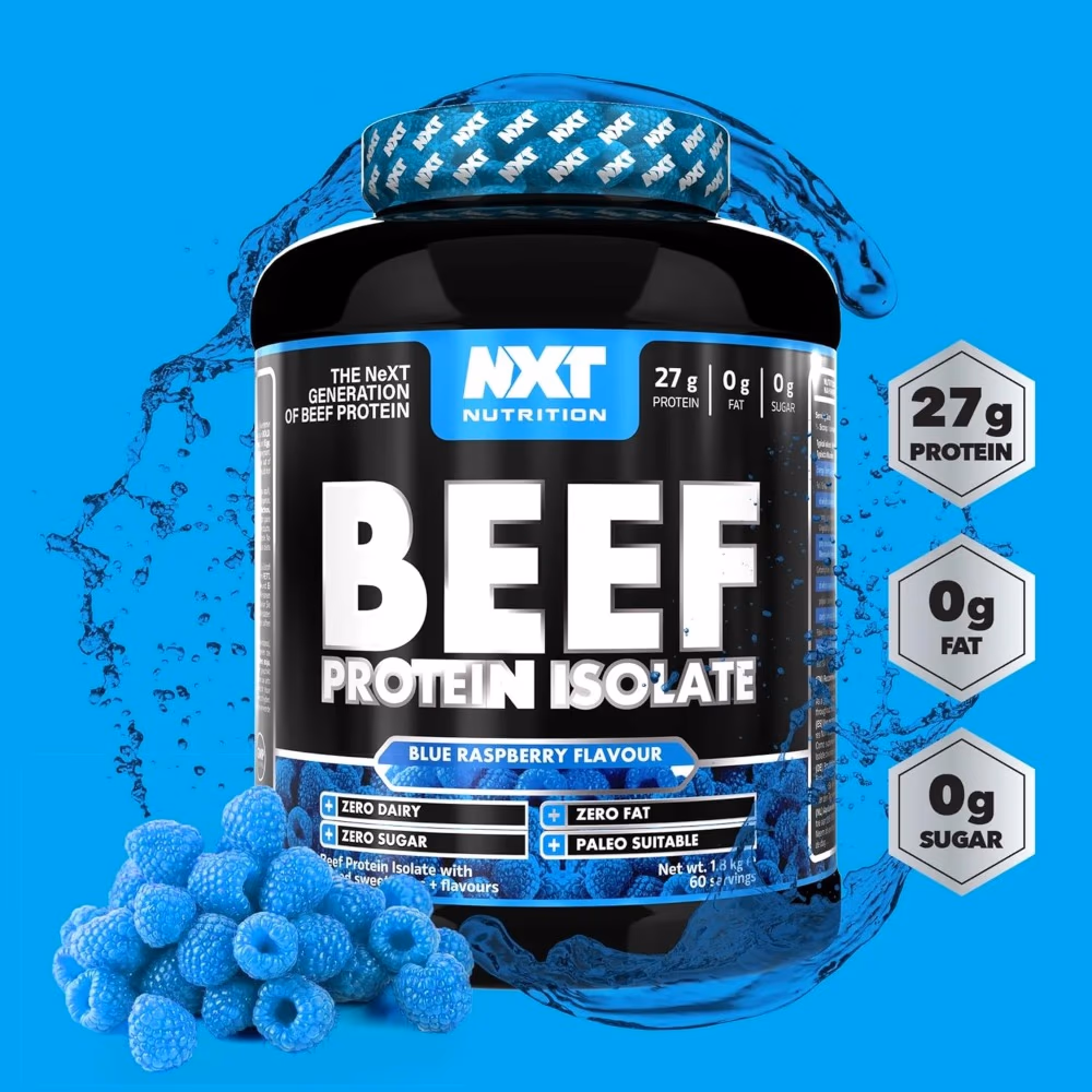 NXT Beef Protein Isolate Blue Raspberry 1.8Kg 2