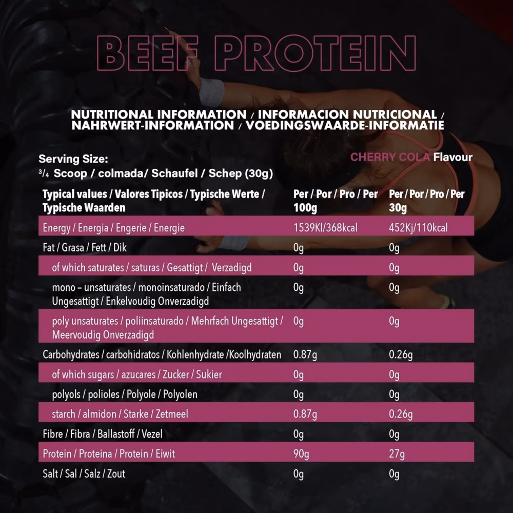 NXT Beef Protein Isolate Cherry Cola 1.8Kg 4