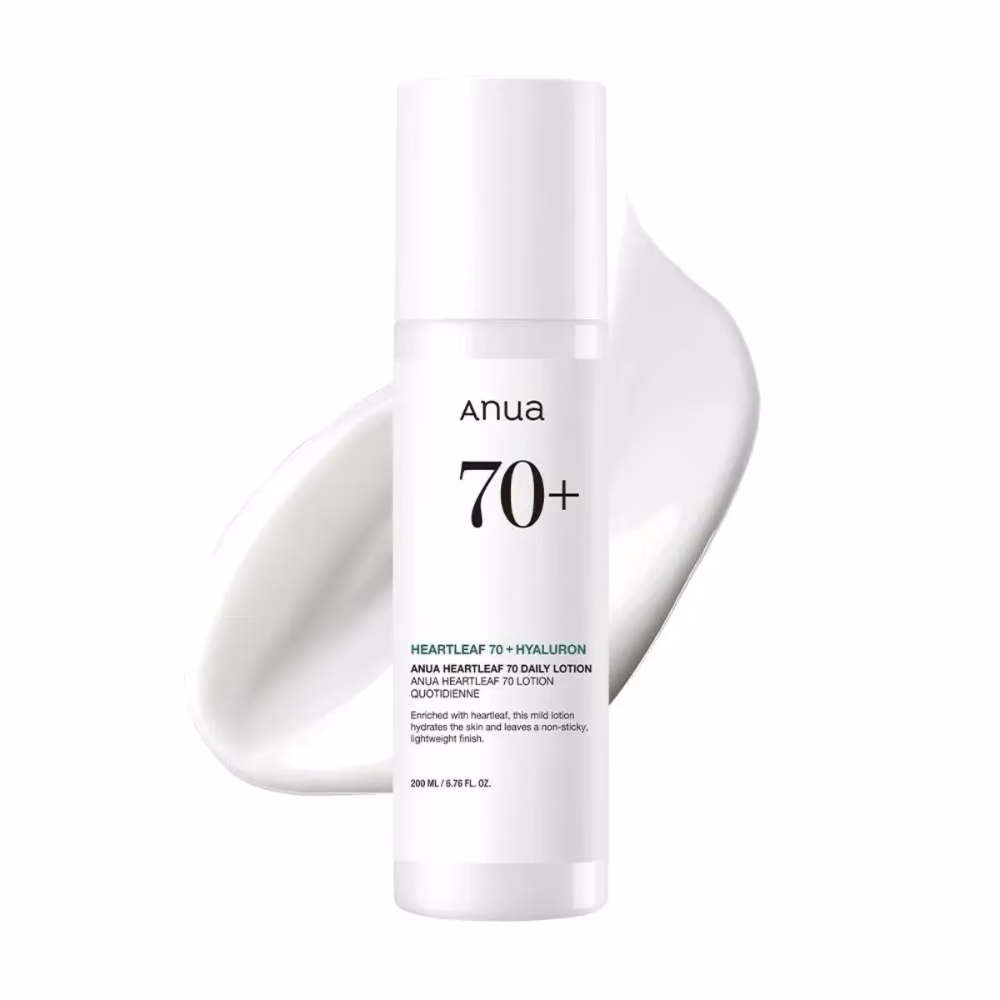 Anua Heartleaf 70% Daily Lotion 200ml - Lightweight Lotion With 70% Heartleaf Extract To Soothe And Moisturize Skin. 2