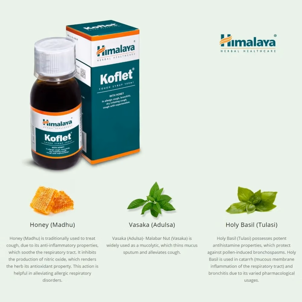 Himalaya Koflet Syrup 100ml 2