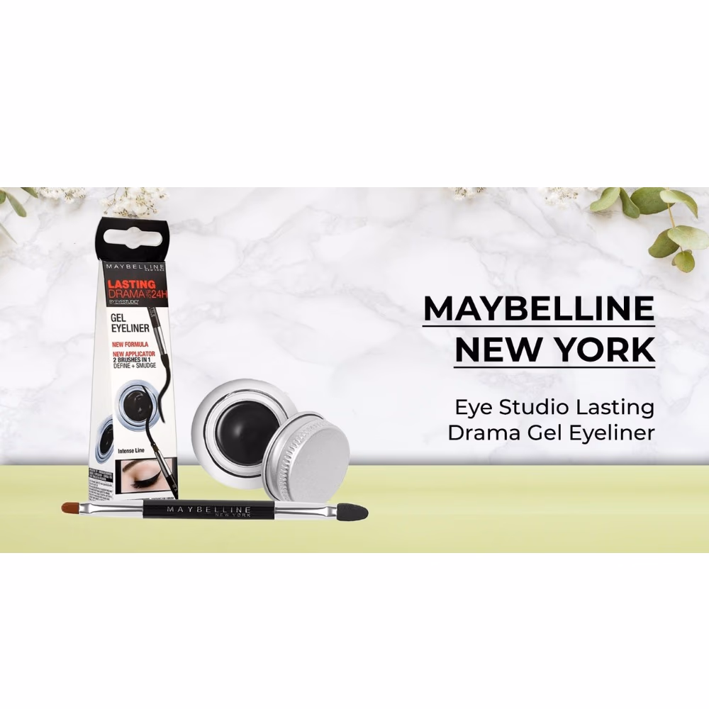 Maybelline Eye Studio Lasting Drama Gel Eyeliner Black 3