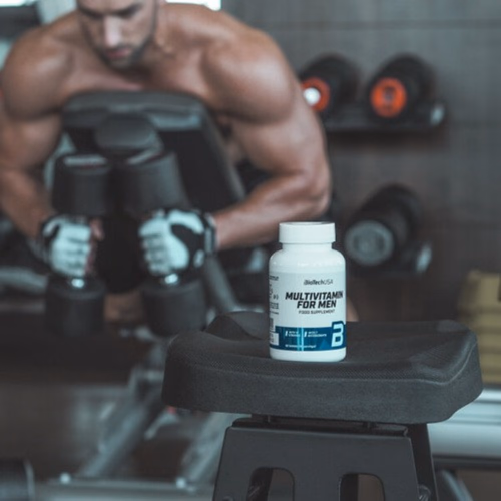 BioTechUSA Multivitamin for Men 60 Capsules: Daily Vitamin & Mineral Complex for Energy, Immunity & Vitality 3