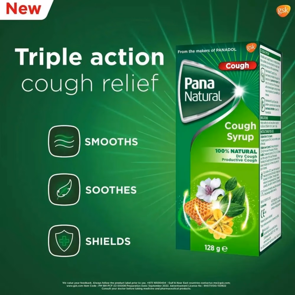 Pana Natural Cough Syrup 128g 2