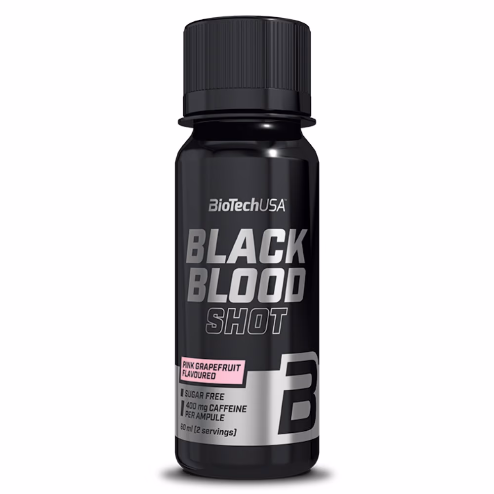 BiotechUSA Black Blood Shot Pink Grapefruit Flavor - 60ml x 20s 5