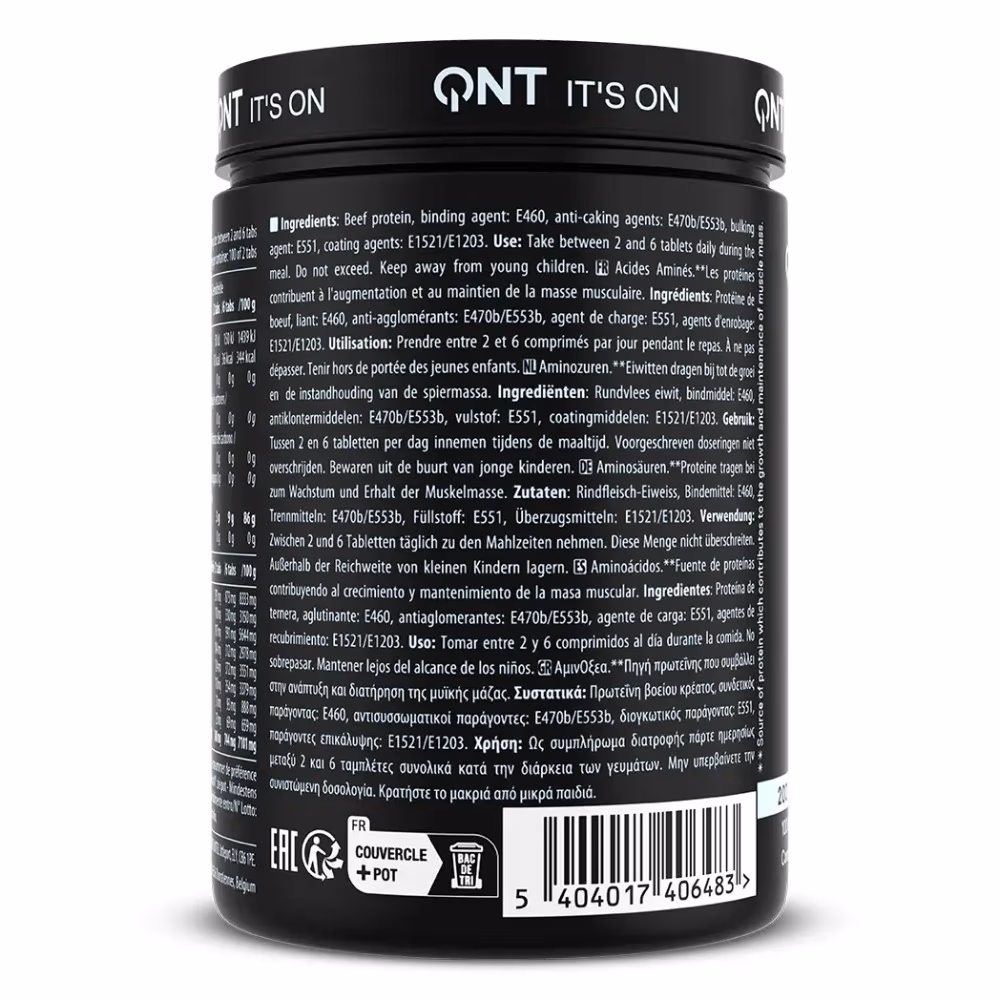 QNT Metapure 3000 Beef Amino - 200 Tablet 3