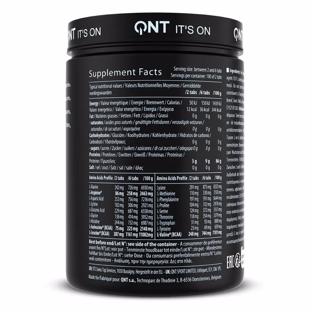 QNT Metapure 3000 Beef Amino - 200 Tablet 2