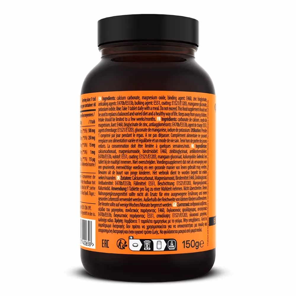 QNT Move Calcium Magnesium Zinc - 60 Tablets 2