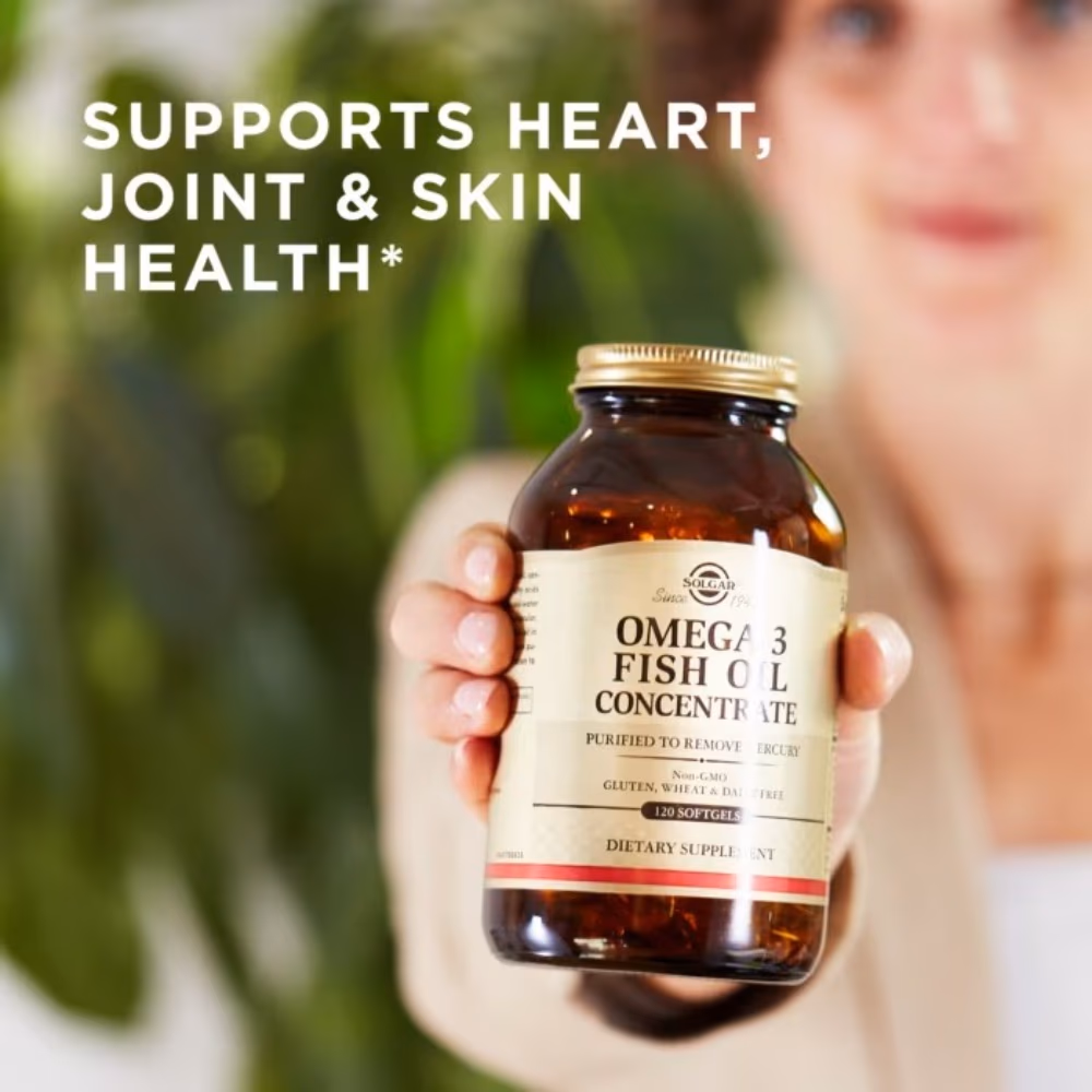 Solgar Omega-3 Fish Oil Concentrate 120 Softgels 2
