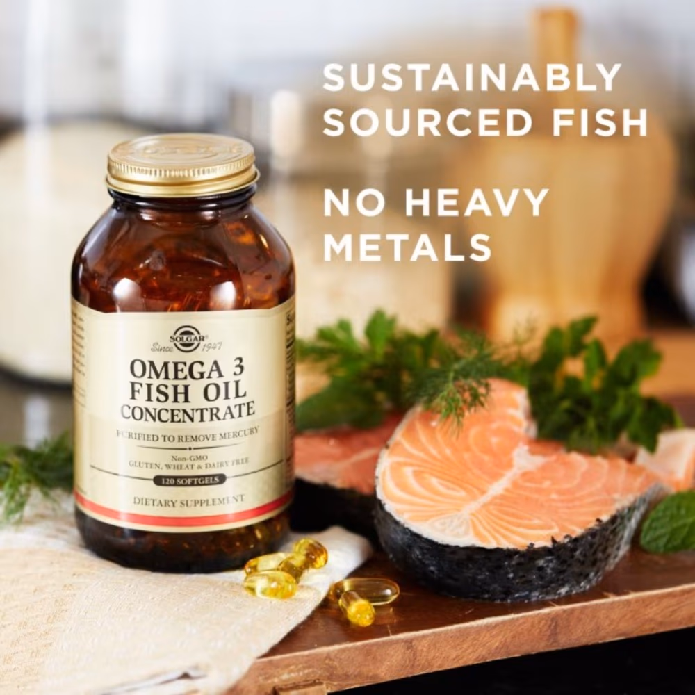 Solgar Omega-3 Fish Oil Concentrate 120 Softgels 3