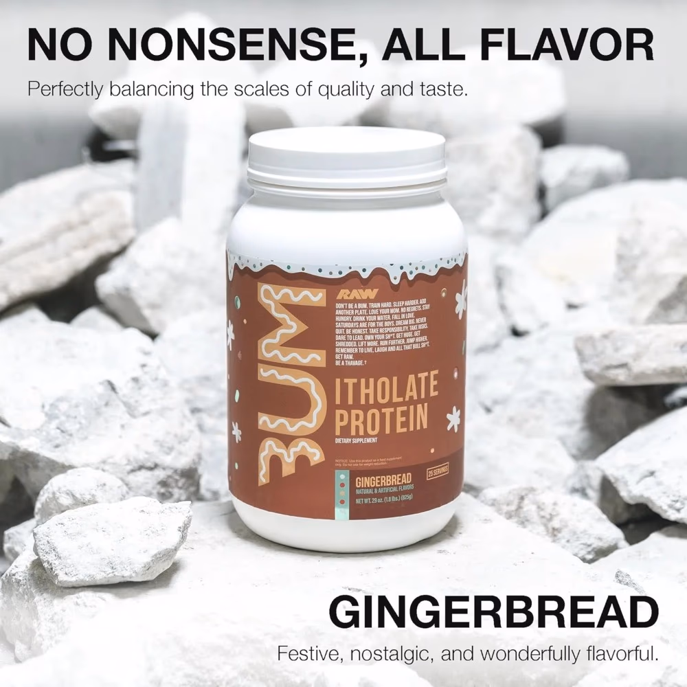 Raw Cbum Itholate Protein Gingerbread 825g 3