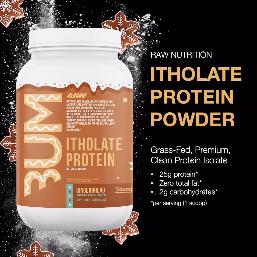 Raw Cbum Itholate Protein Gingerbread 825g 6