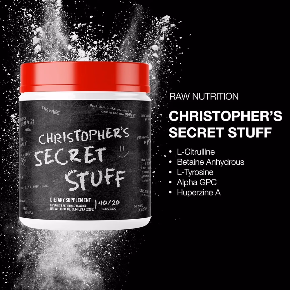 Raw Cbum Thavage Pre Work Out Secret Stuff 536Gm 2