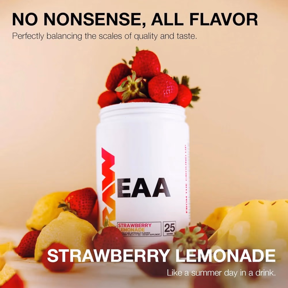 Raw EAA Strawberry Lemonade 315Gm 5