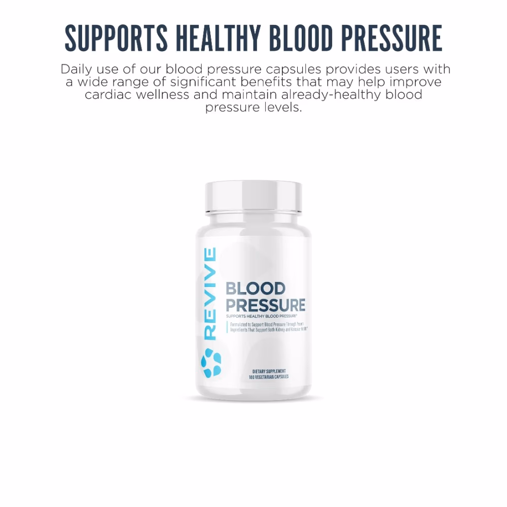 Revive Blood Pressure - 180 Vegetarian Capsules 3