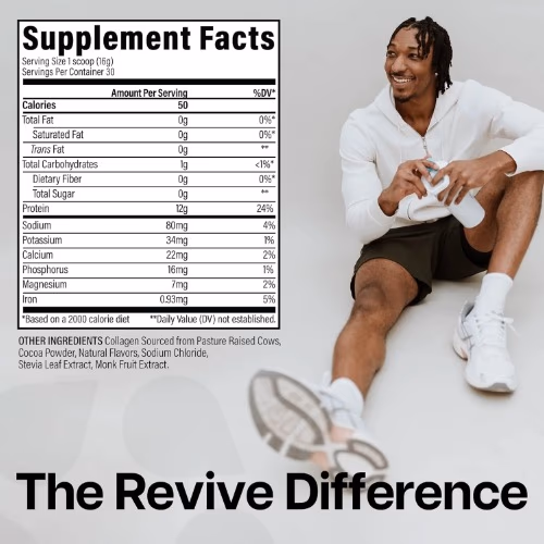 Revive Collagen Powder 405gm - Unflavored 6
