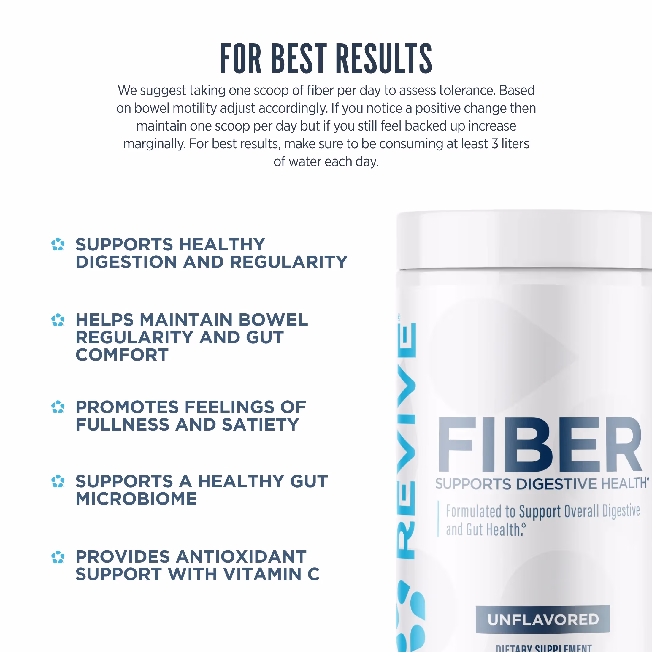 Revive Fiber 30 Servings Unflavoured 3