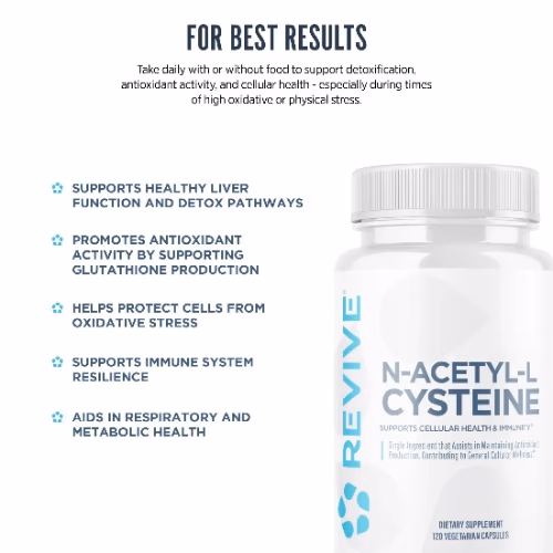 Revive NAC 1200Mg - 120 Vegetarian Capsules 2