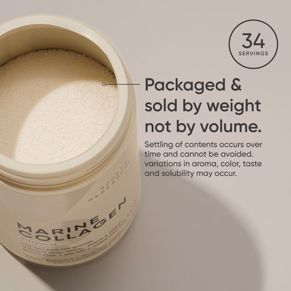 Sports Research Marine Collagen Peptides Unflavored 340g 5