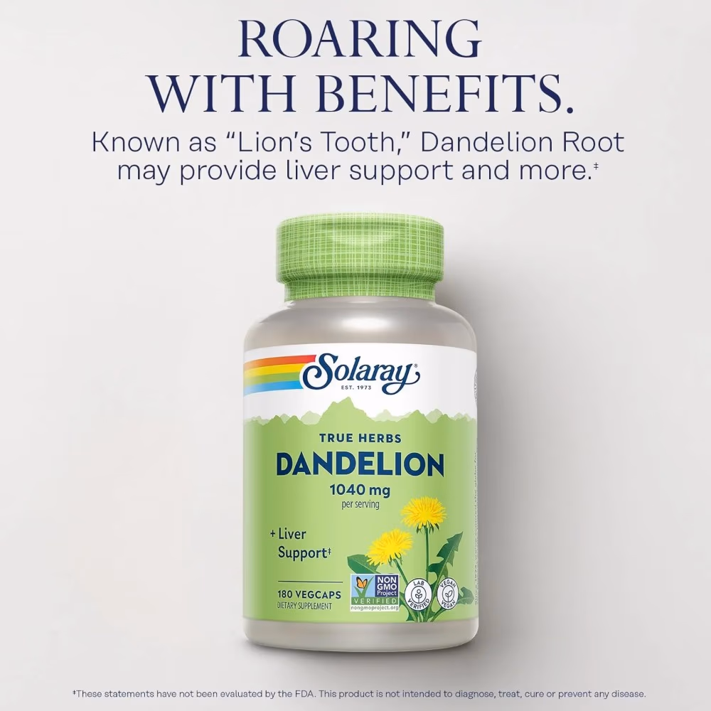 Solaray Dandelion Root -180 Capsules 2