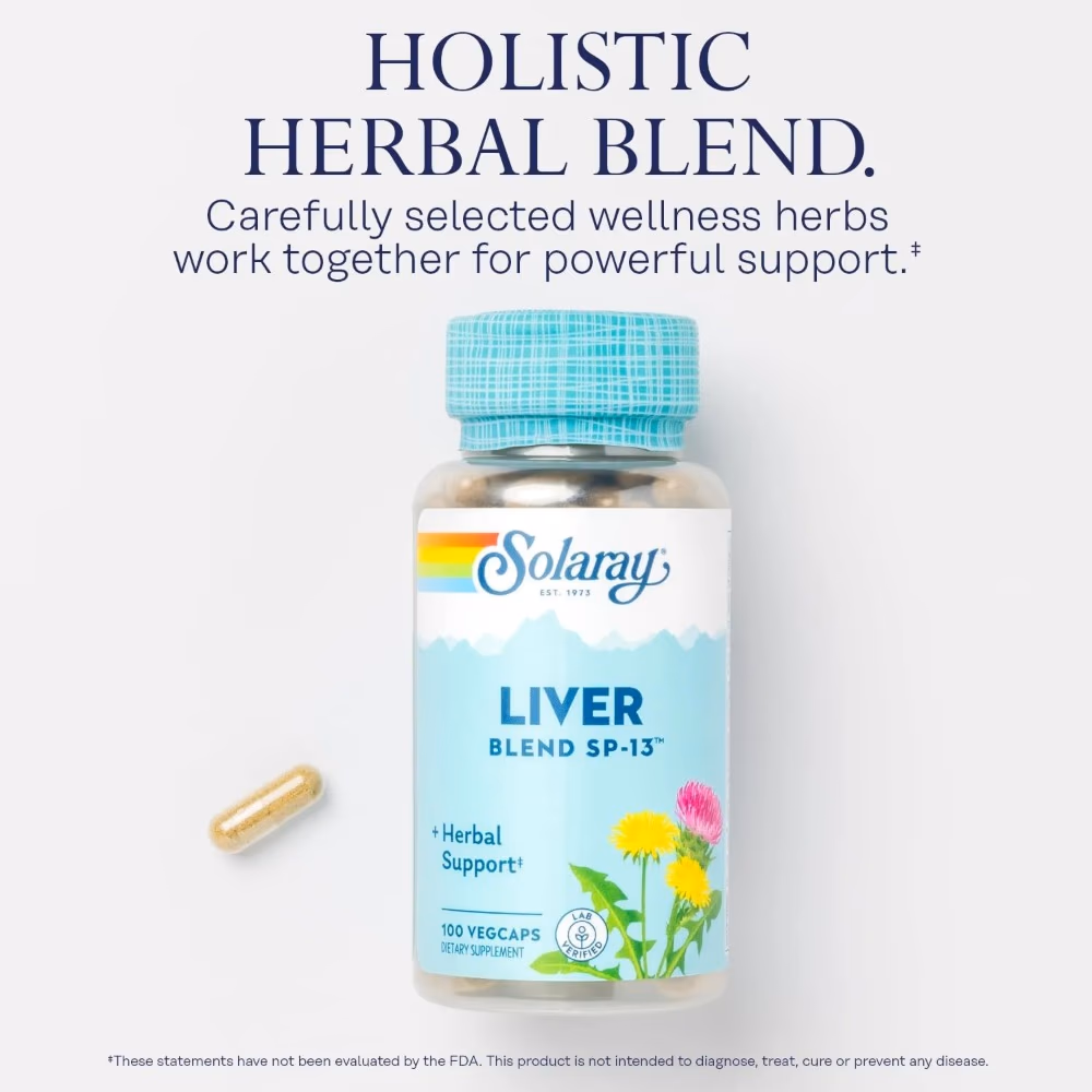Solaray Liver Blend 475mg-100 Capsules 4